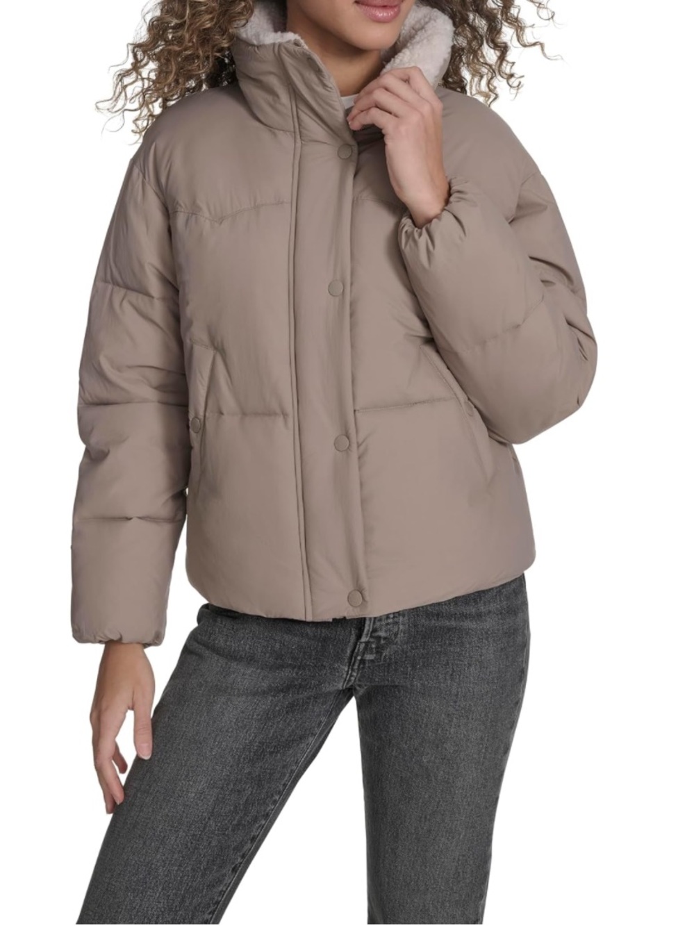Levi's Size XL Western Sherpa Collar Puffer NWT Jacket